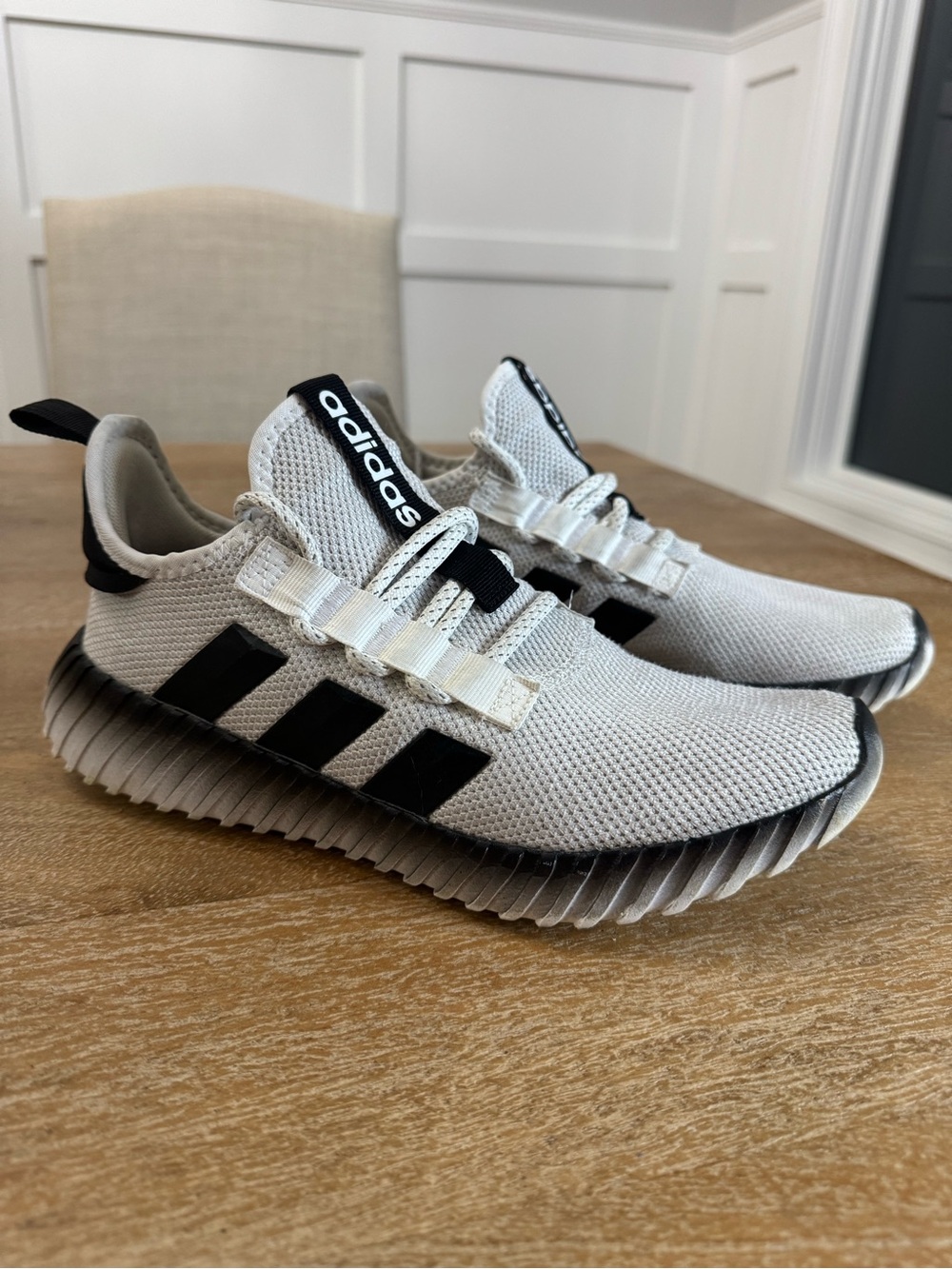 Adidas Men's Kaptir 3.0 shoe in the Cloud White/Core Black